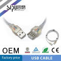 SIPU high quality 1 meter usb extension cable 2.0 best price male to female usb cable 10m wholesale data cable usb for computer